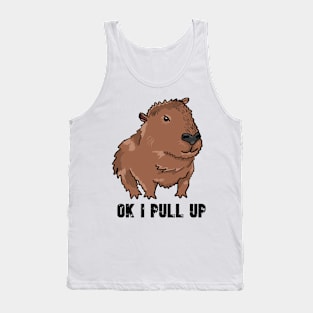 Ok I Pull Up Capybara Tank Top